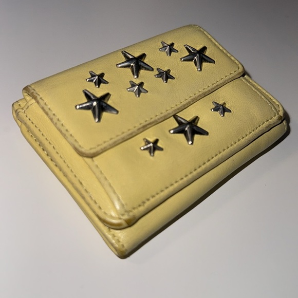 *SALE* JIMMY CHOO STAR STUDDED WALLET - Picture 3 of 14